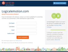 Tablet Screenshot of logicalemotion.com